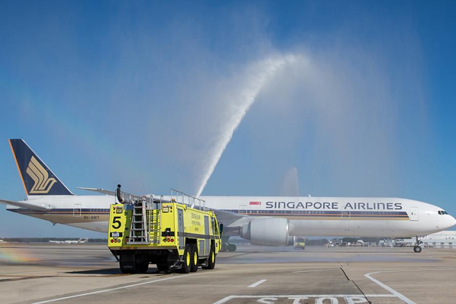 Singapore Airlines Launches Route from Bush Airport to Manchester, England