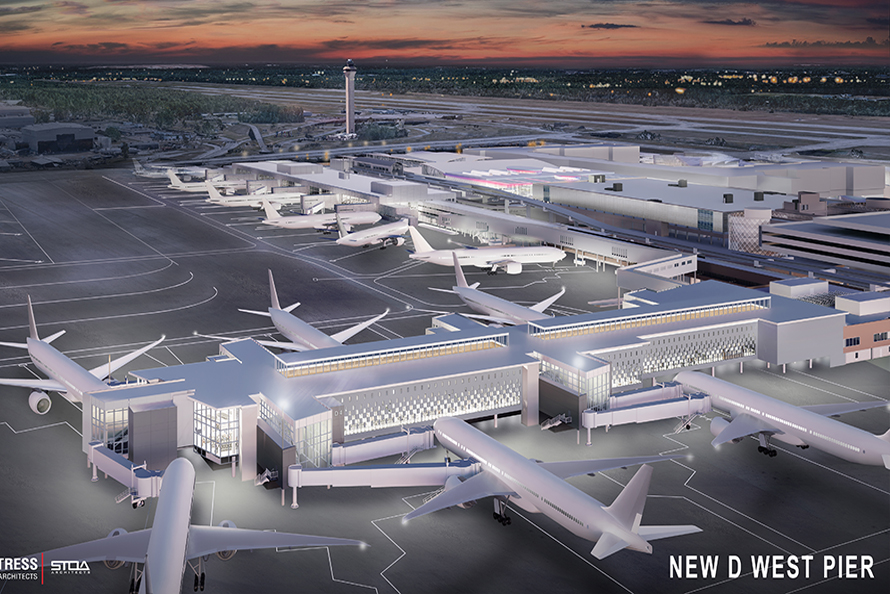 New International Terminal Complex Underway At IAH Makes For ...