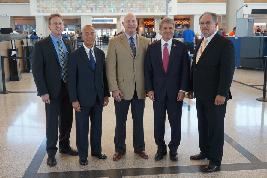 Rep. Michael McCaul Tours TSA and CBP Operations at Hobby Airport