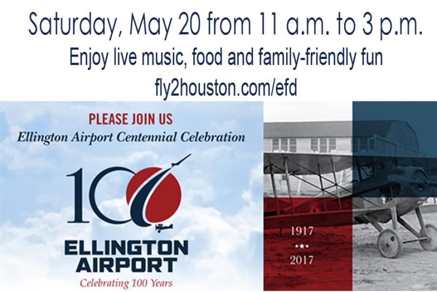 Ellington Airport Centennial Celebration to be held Saturday, May 20