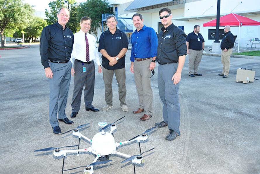 Houston Spaceport Partner Demonstrates Drone Technology