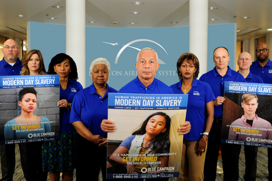 Houston Airports Maintains Dedication to Blue Lightning Campaign
