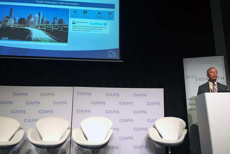 Houston Aviation Director Keynotes Innovation Session at Capa Conference