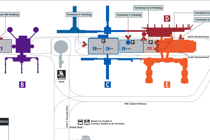 Iah Parking Garage Map Ecopark Reservation | Iah (Bush) Airport | Houston Airport System