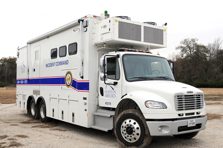 Houston Airports Mobile Incident Command Vehicle  Proves Beneficial