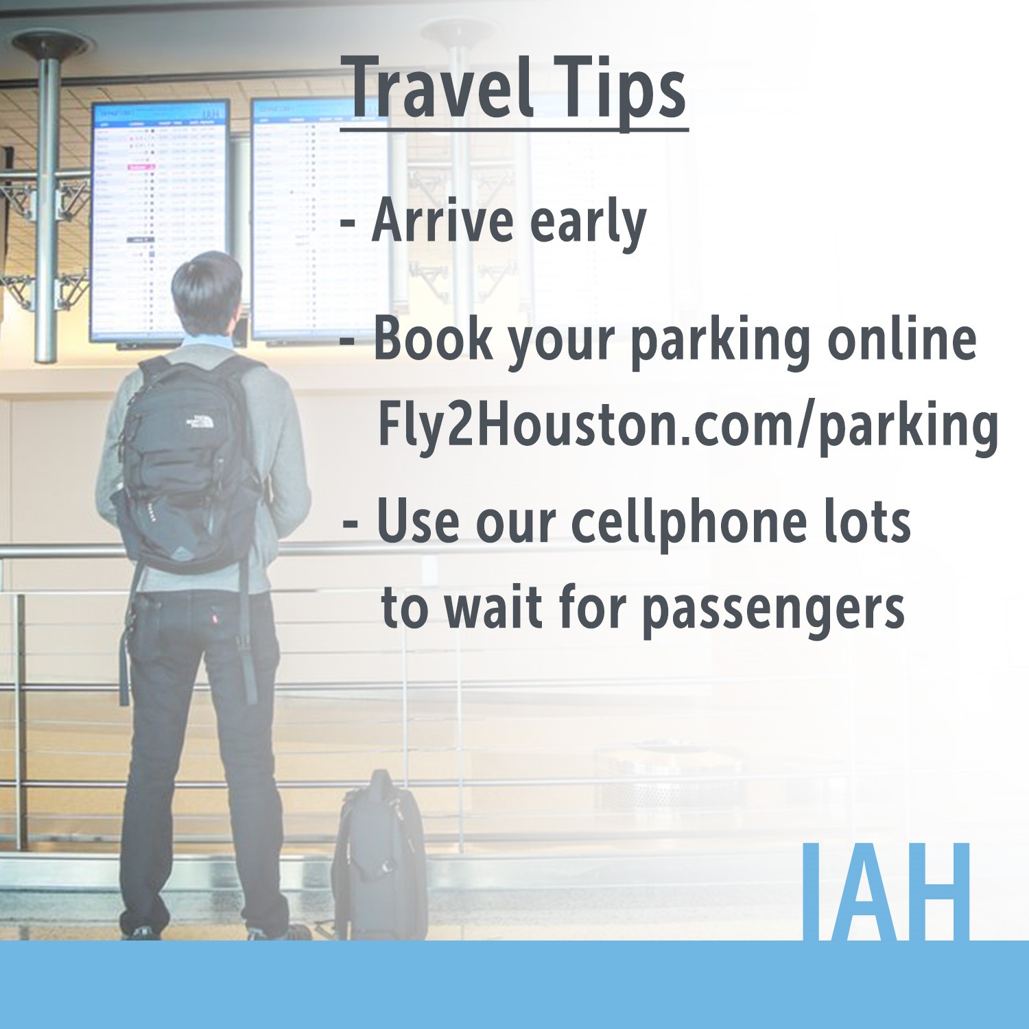 travel tips for people visiting IAH during labor day weekend 