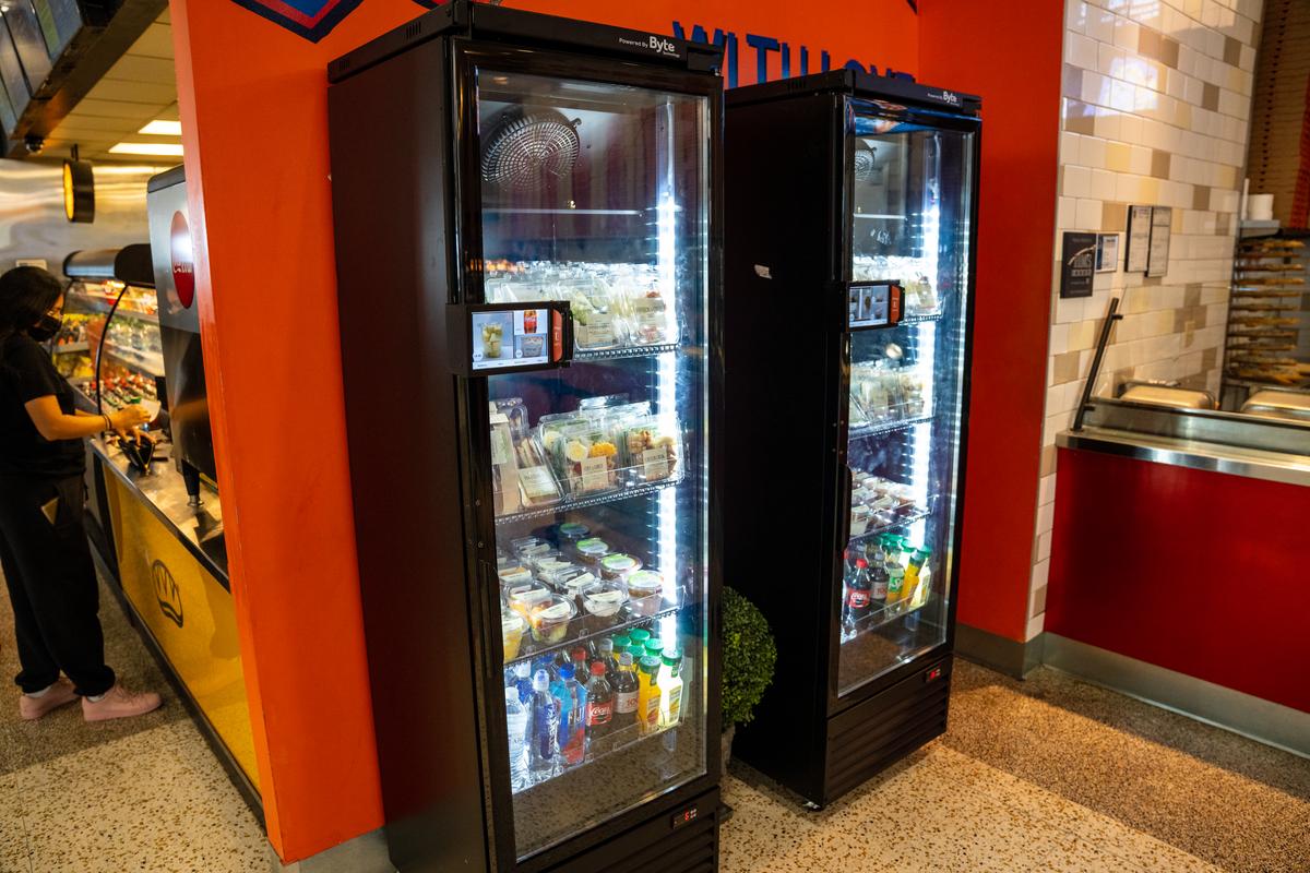 BYTE coolers at Bush Airport provide fast, fresh-made options