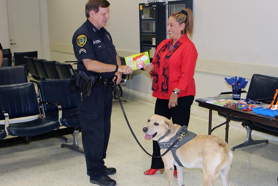 Houston Police Department Holds National Night Out at Bush Airport