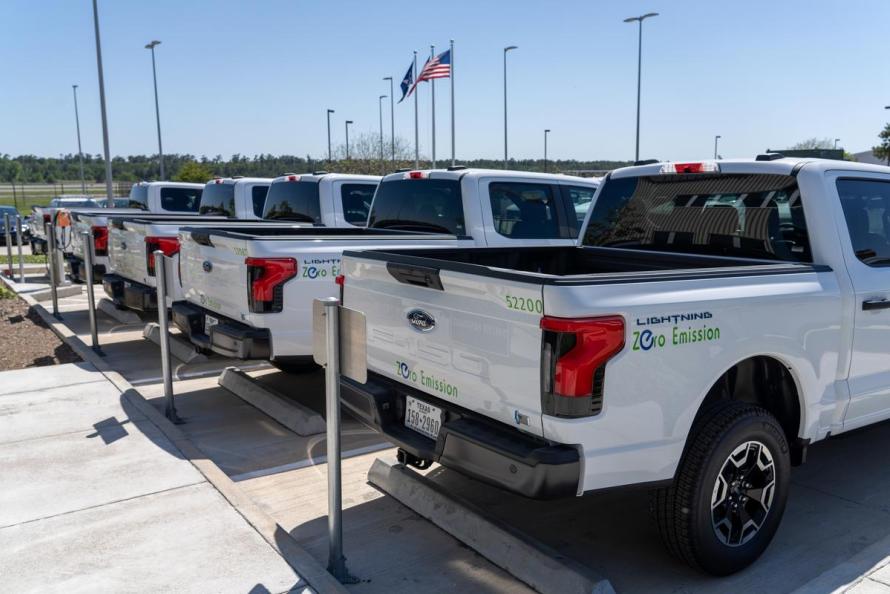 All-Electric Ford trucks