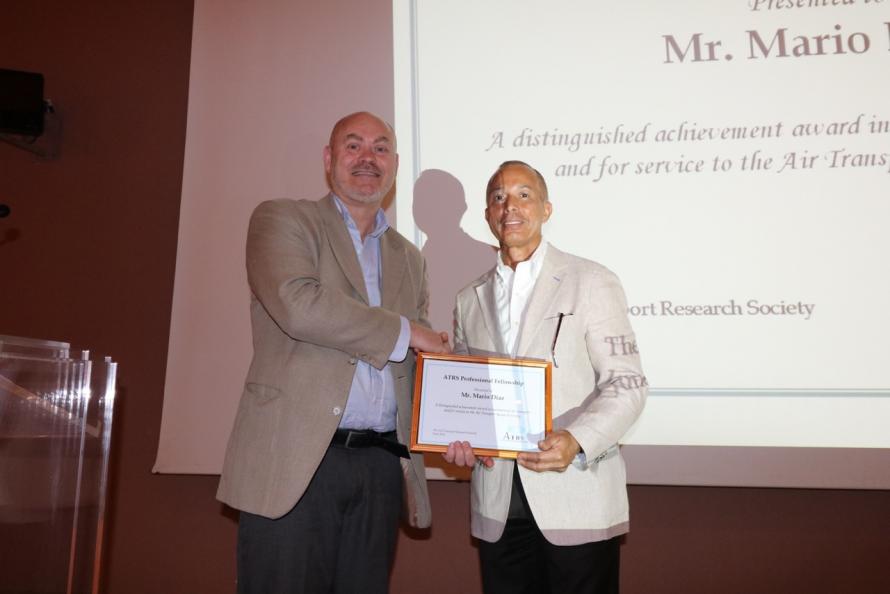 Mario Diaz Honored at ATRS World Conference