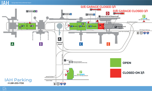 Iah Terminal D Map Construction At Bush Airport – Know Before You Go | Houston Airport System