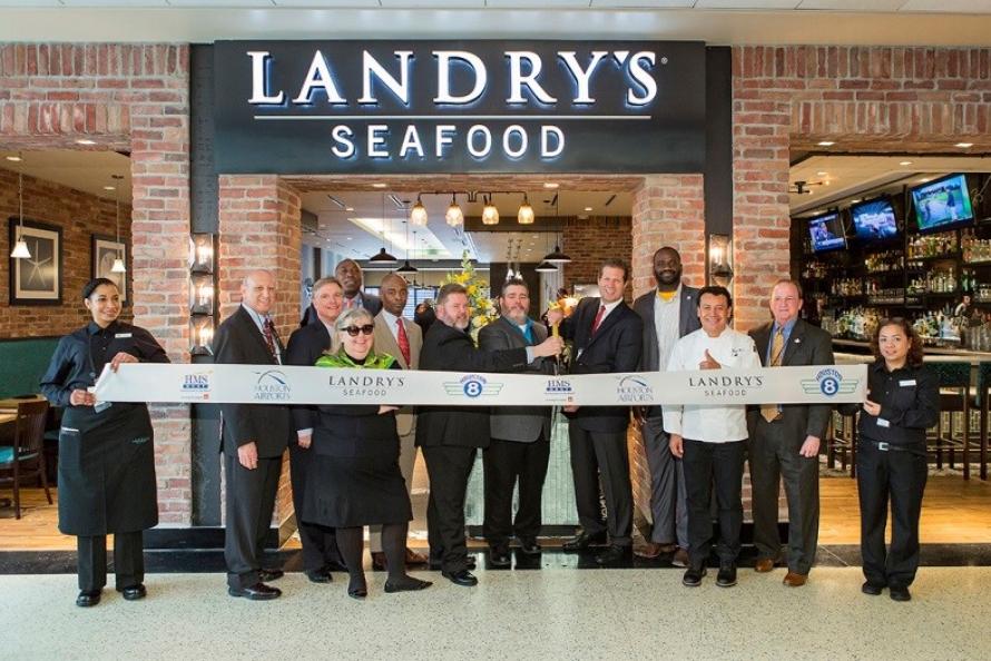 Grand openings for Landry’s Seafood and Hugo’s Cocina celebrated at Bush Airport 