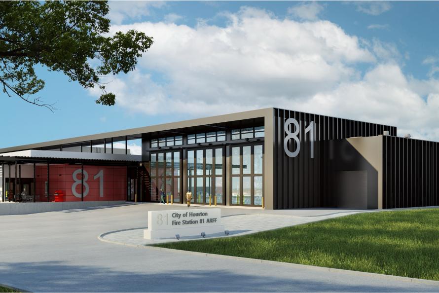 Rendering of Fire Station 81