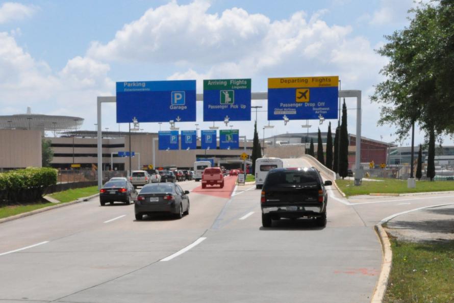 Hobby Airport Roadway Modifications Continue