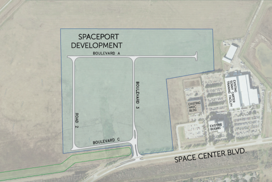 Spaceport development map