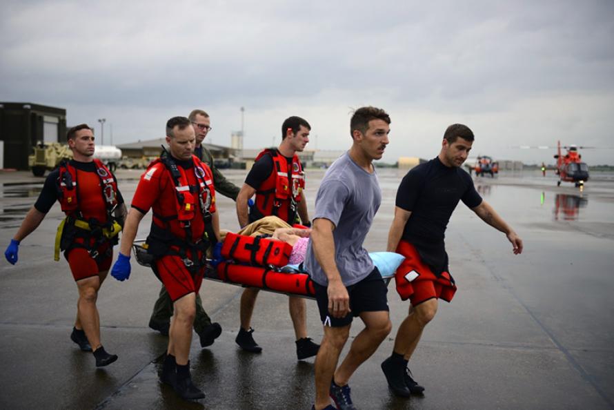 Coast Guard Air Station Houston Commander Remembers Hurricane Harvey