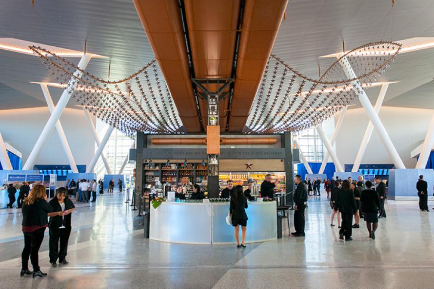 United Hosts Preview of New Terminal C North at Bush Airport