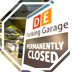 garage closure graphic