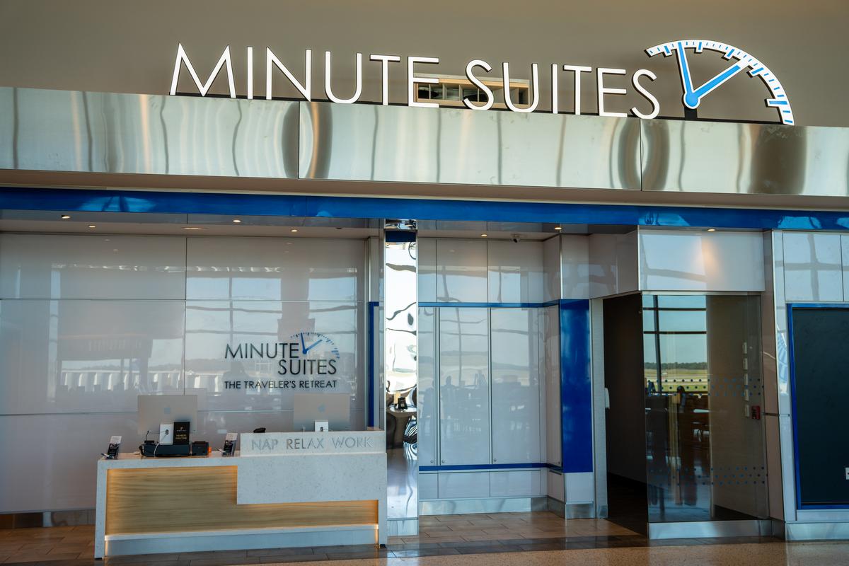 Minute Suites offer travelers a spot to rest, work at Bush Airport