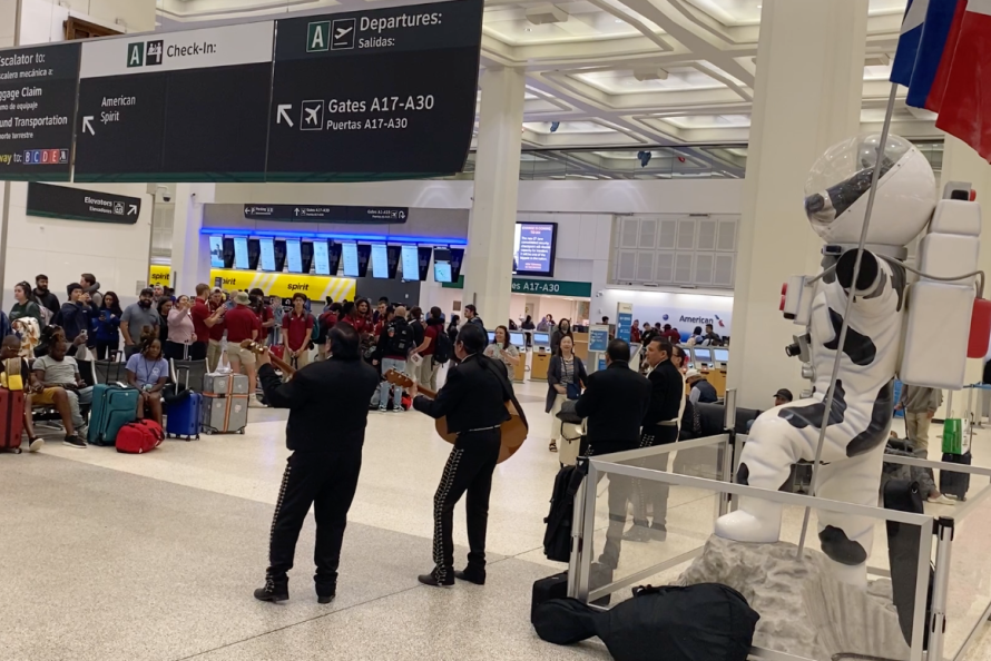 Mariachi at Bush Airport